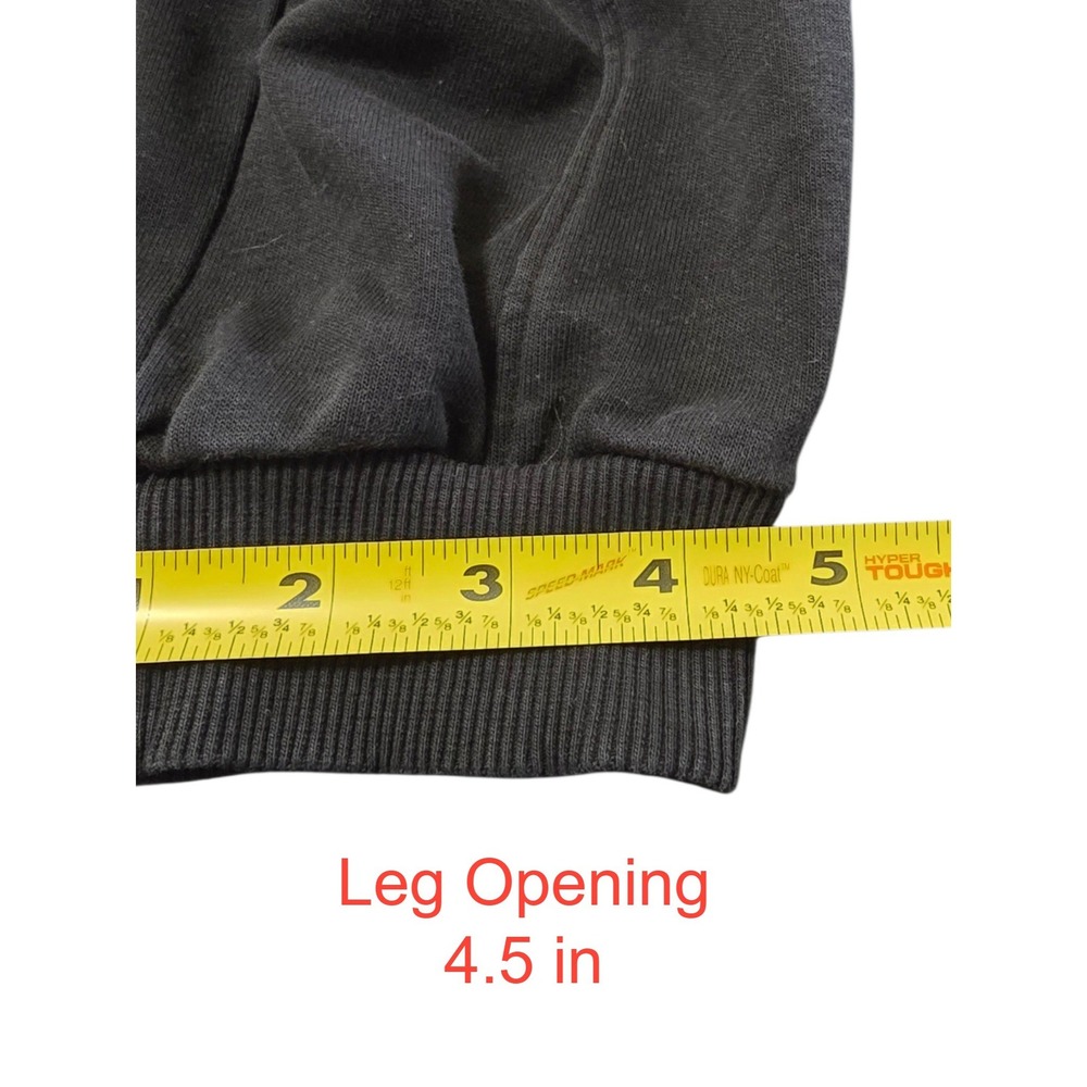 Long Tall Sally Tall Black Cuffed Drawstring Joggers Sz 10 - Picture 12 of 12
